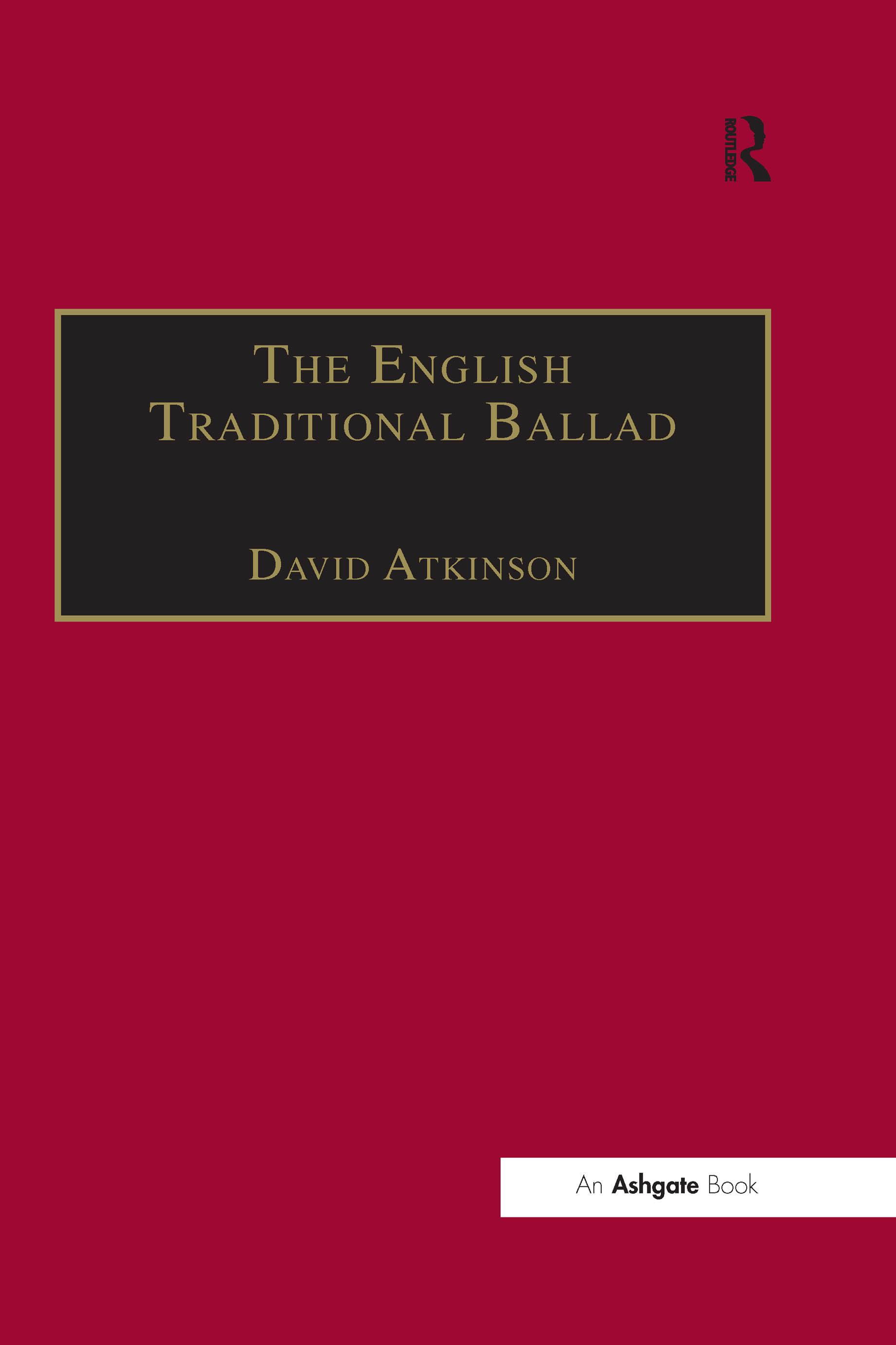 The English Traditional Ballad