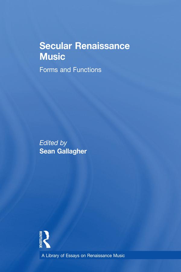 Secular Renaissance Music by Sean Gallagher