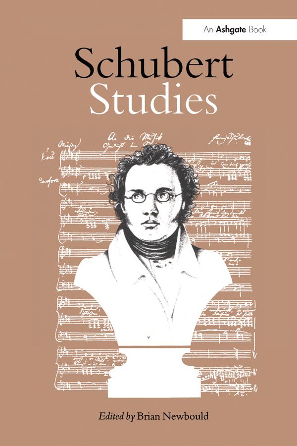 Schubert Studies by Brian Newbould
