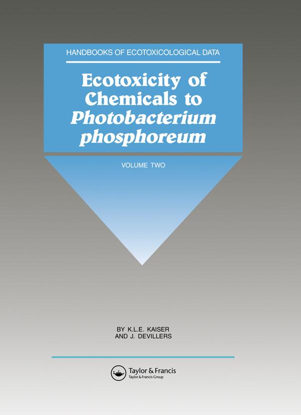 Ecotoxicity of Chemicals to Photobacterium Phosphoreum by James Devillers, Klaus L.E. Kaiser