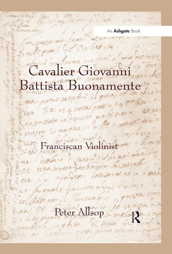 Cavalier Giovanni Battista Buonamente by Peter Allsop