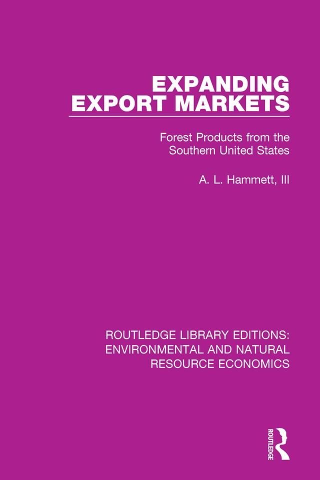 Expanding Export Markets by A. L. Hammett