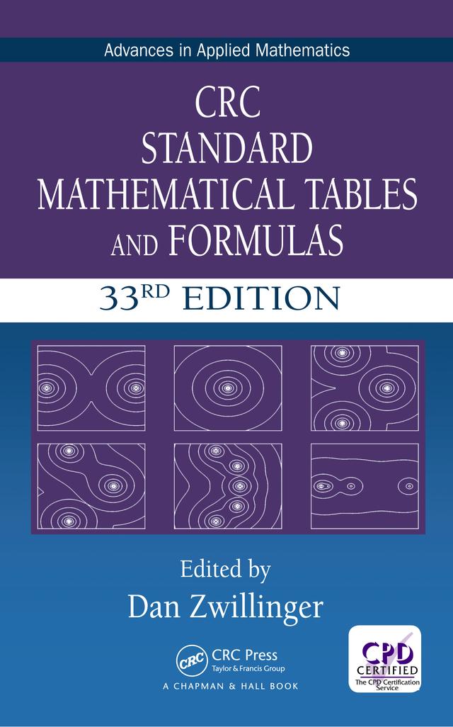 CRC Standard Mathematical Tables and Formulas by Daniel Zwillinger