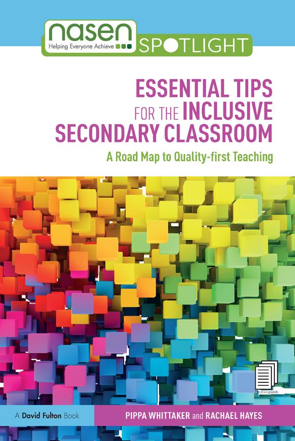 Essential Tips for the Inclusive Secondary Classroom by Pippa Whittaker, Rachael Hayes