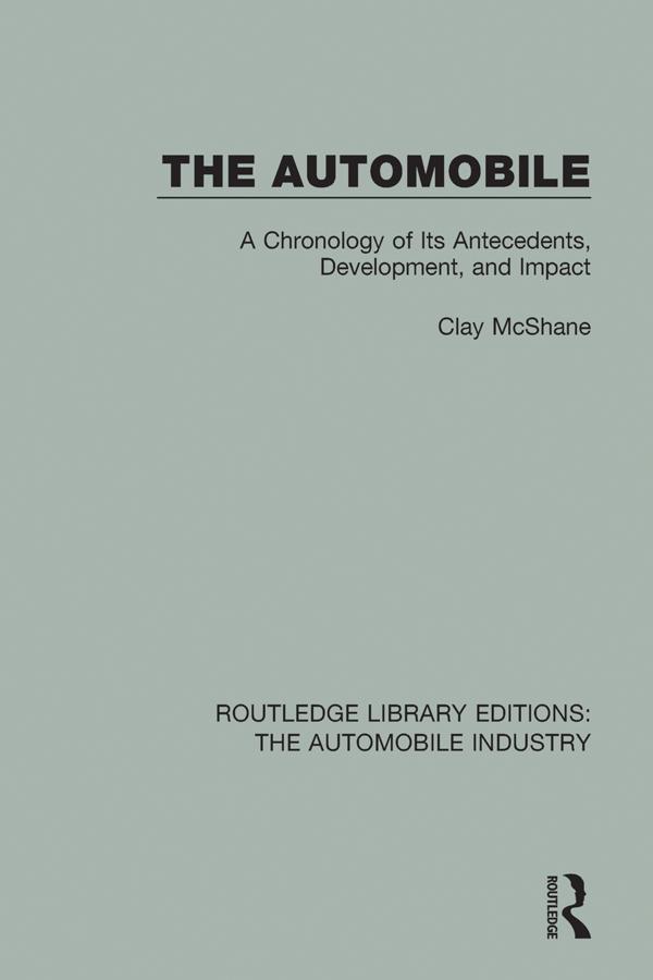 The Automobile by Clay McShane