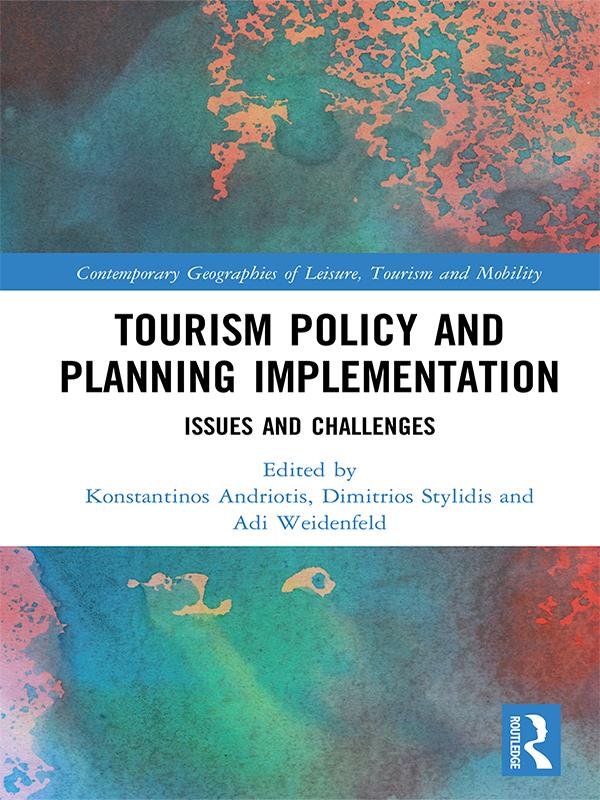 Tourism Policy and Planning Implementation by Adi Weidenfeld, Dimitrios Stylidis, Konstantinos Andriotis