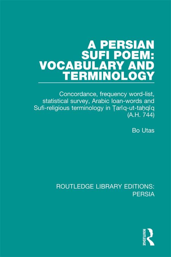 A Persian Sufi Poem by Bo Utas