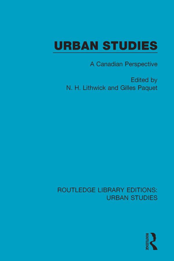 Urban Studies by Gilles Paquet, N. H. Lithwick
