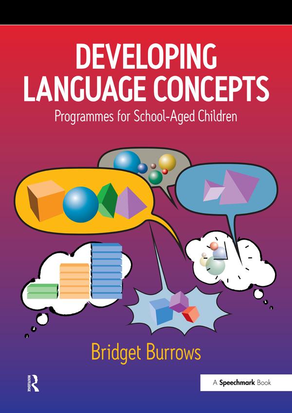 Developing Language Concepts by Bridget Burrows