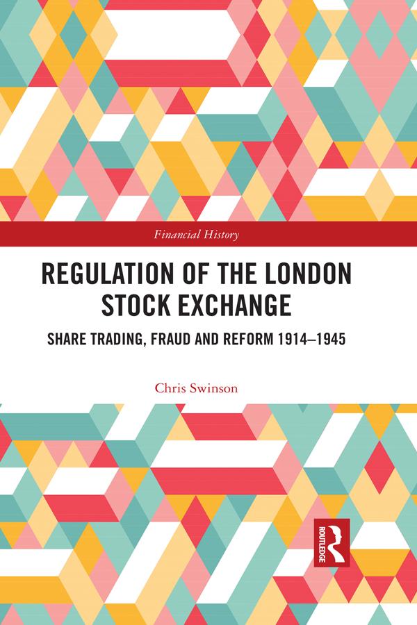 Regulation of the London Stock Exchange by Chris Swinson