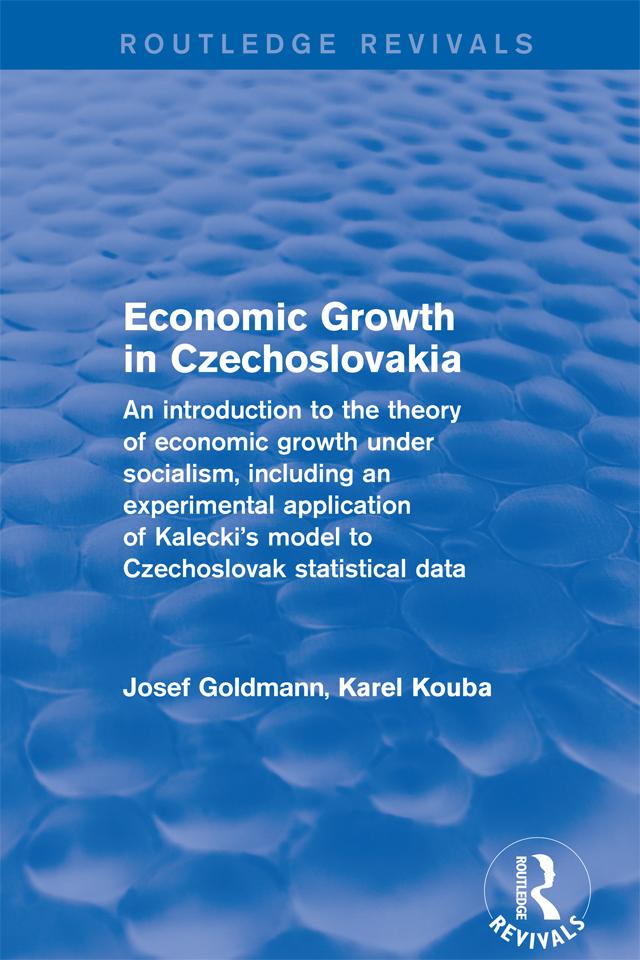 Economic Growth in Czechoslovakia by Golmann- Kouba