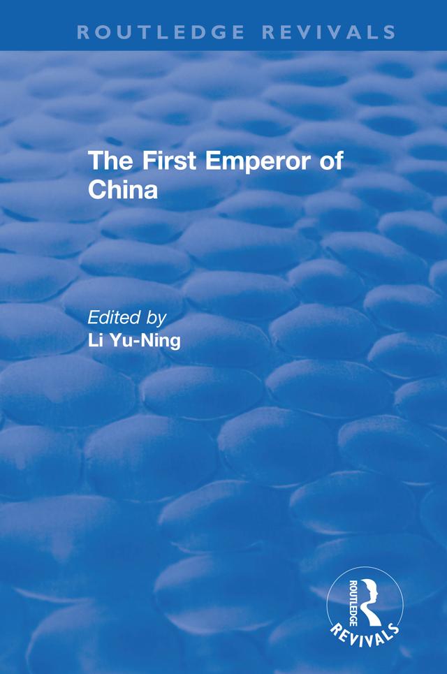 The First Emperor of China by Li Yu-Ning