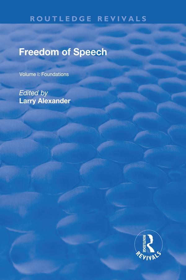 Freedom of Speech by Larry. J Alexander
