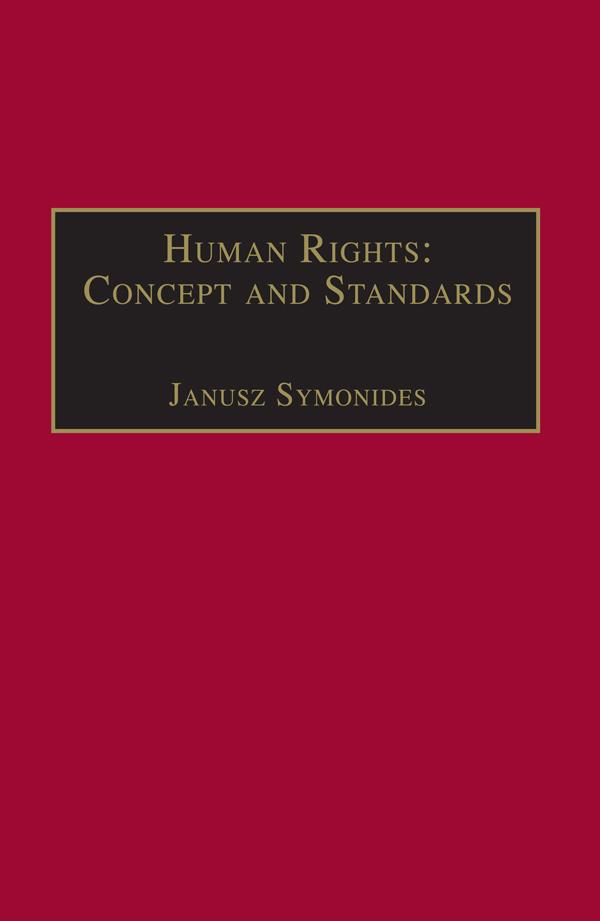 Human Rights: Concept and Standards