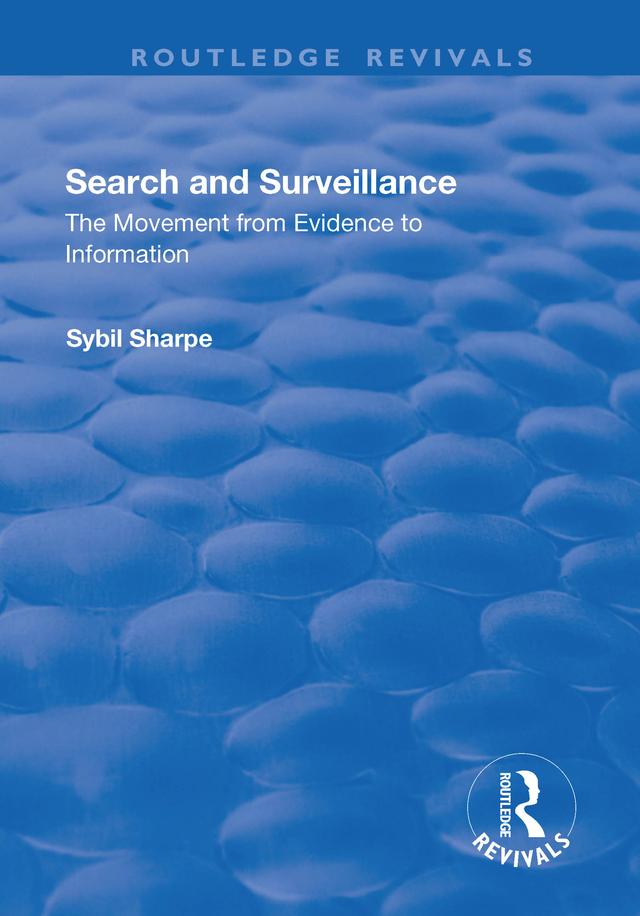 Search and Surveillance by Sybil Sharpe