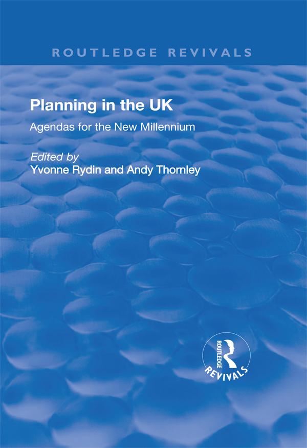 Planning in the UK by Andy Thornley, Yvonne Rydin