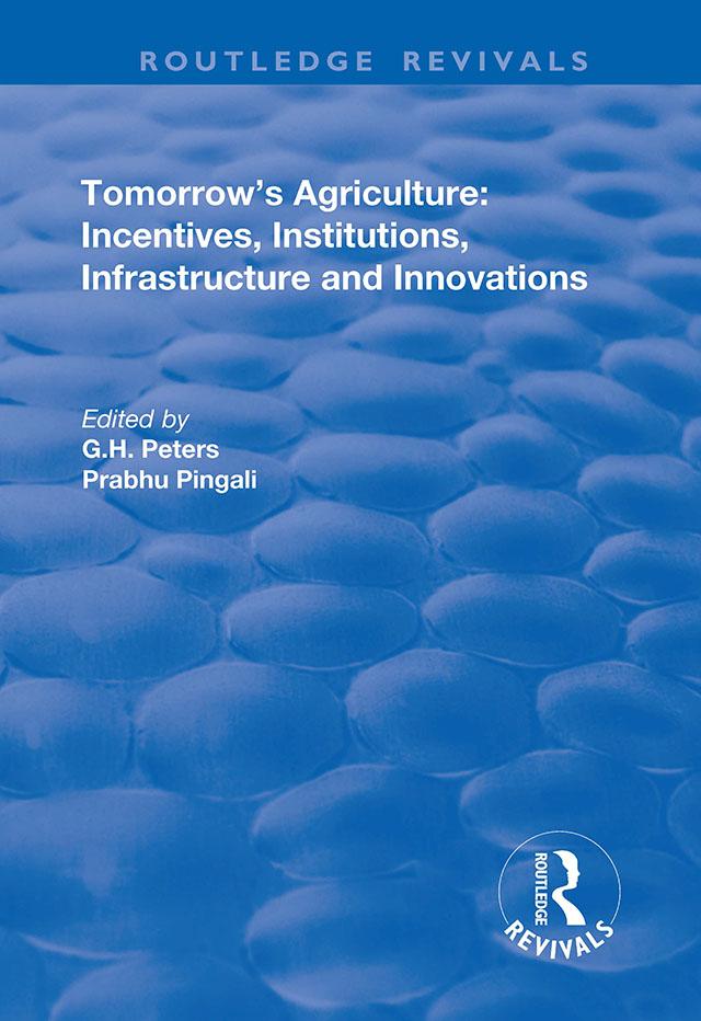 Tomorrow's Agriculture by Peters, Prabhu Pingali
