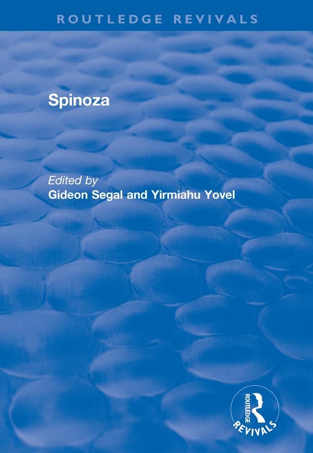 Spinoza by Gideon Segal, Yirmiahu Yovel
