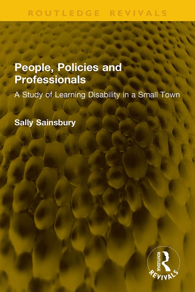 People, Policies and Professionals by Sally Sainsbury