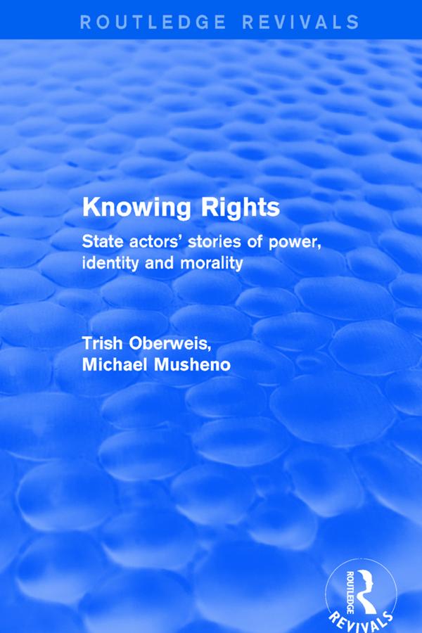 Revival: Knowing Rights (2001) by Michael Musheno, Trish Oberweis