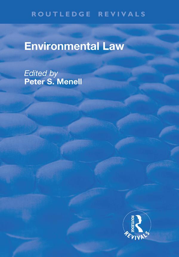 Environmental Law by Peter S. Menell