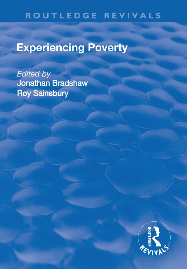 Experiencing Poverty by Jonathan Bradshaw, Roy Sainsbury