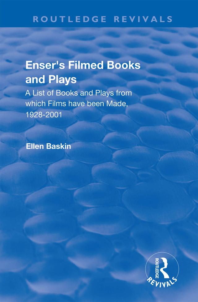 Enser’s Filmed Books and Plays by Ellen Baskin