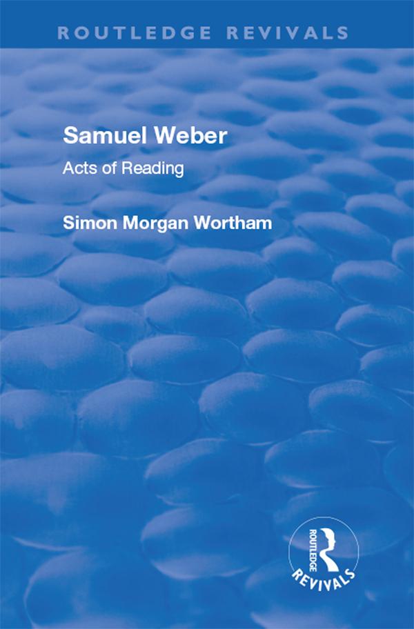 Samuel Weber by Simon Morgan Wortham