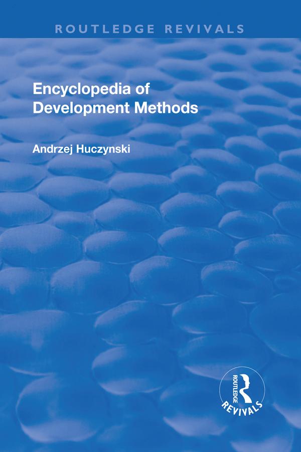 Encyclopedia of Development Methods by Andrzej Huczynski