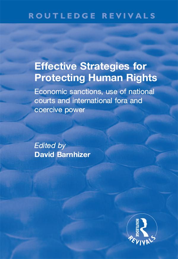 Effective Strategies for Protecting Human Rights by David Barnhizer