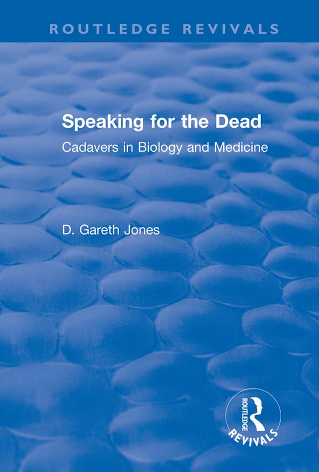 Speaking for the Dead by D. Gareth Jones