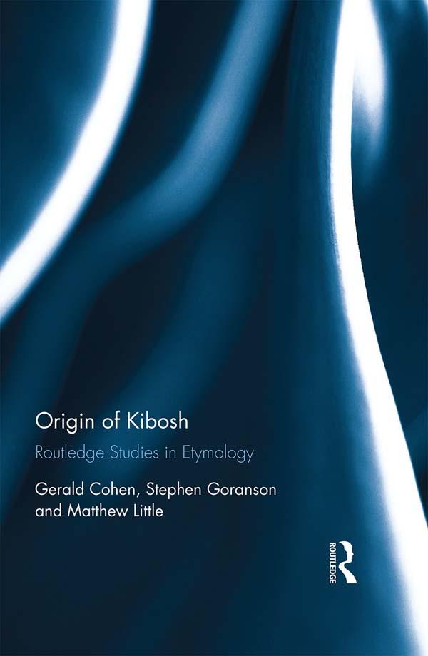 Origin of Kibosh by Gerald Cohen, Matthew Little, Stephen Goranson