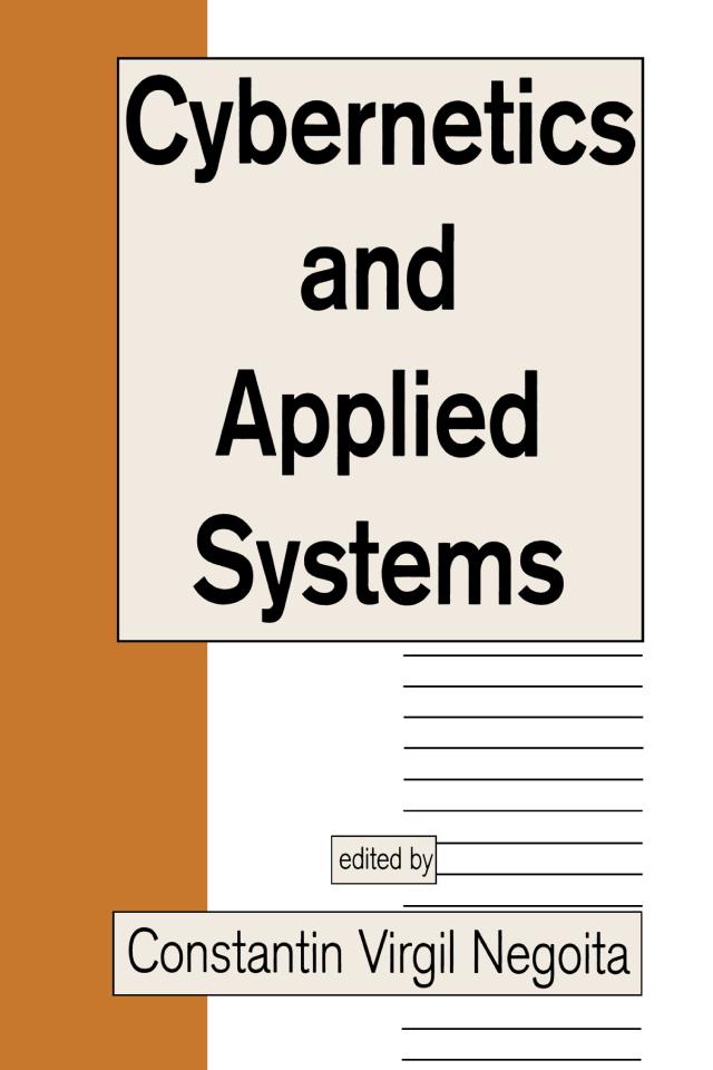 Cybernetics and Applied Systems by Constantin Virgil Negoita