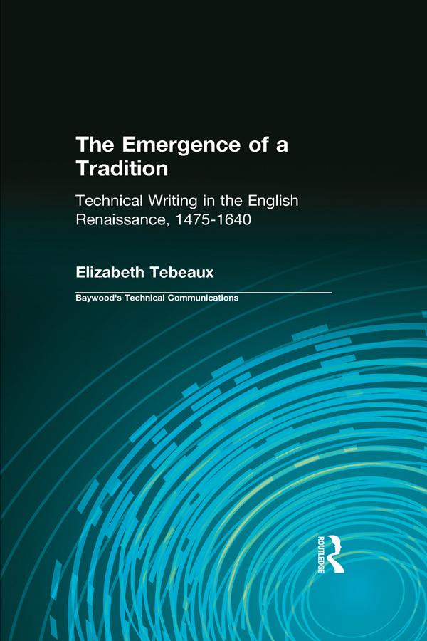 The Emergence of a Tradition by Elizabeth Tebeaux