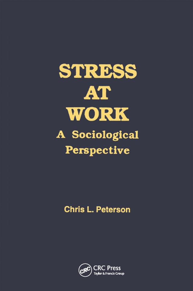 Stress at Work by Chris Peterson