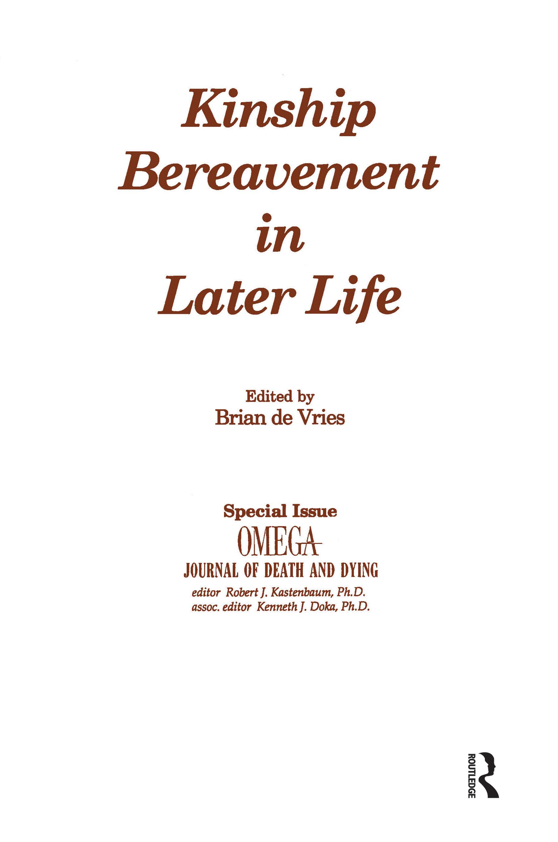 Kinship Bereavement in Later Life