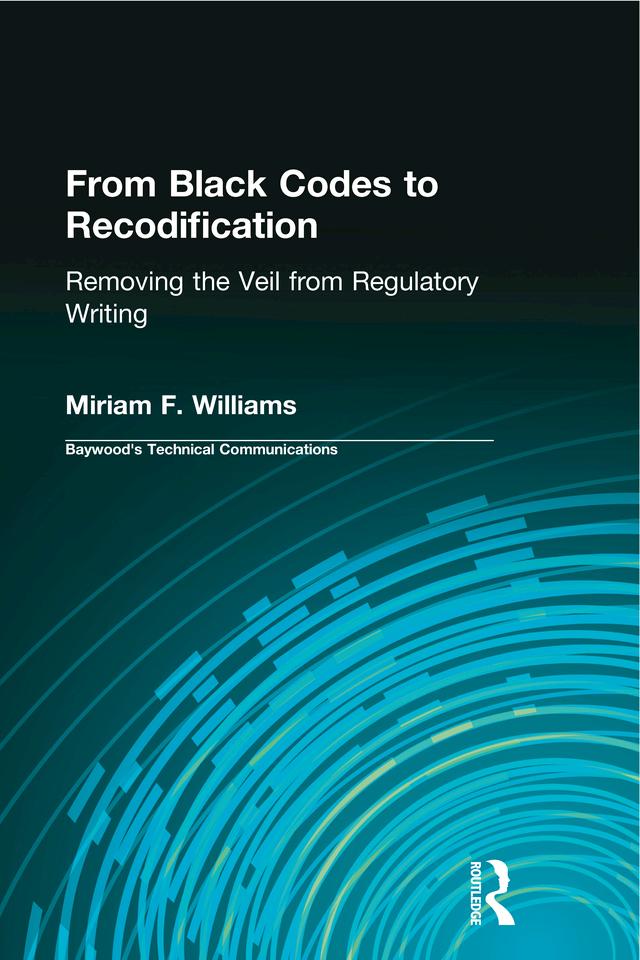 From Black Codes to Recodification by Miriam Williams