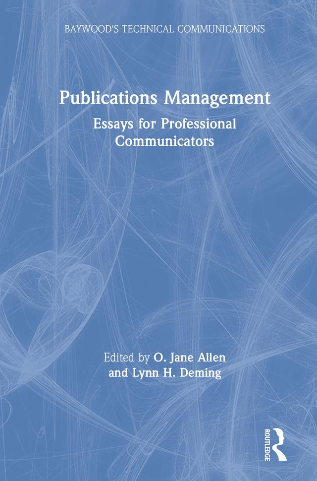 Publications Management by Lynn Deming, O. Jane Allen