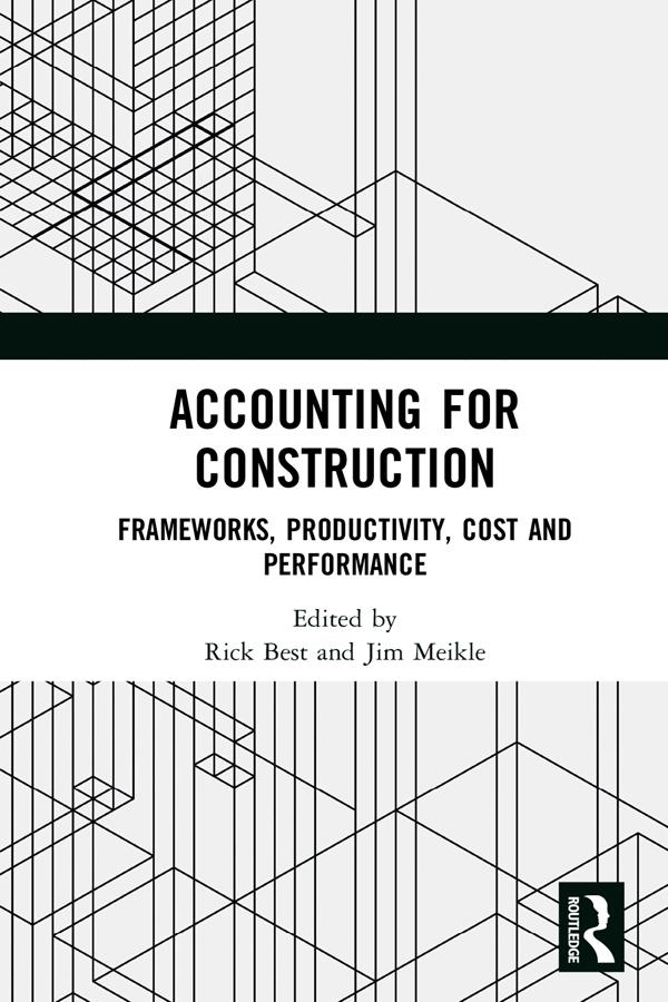 Accounting for Construction by Jim Meikle, Rick Best