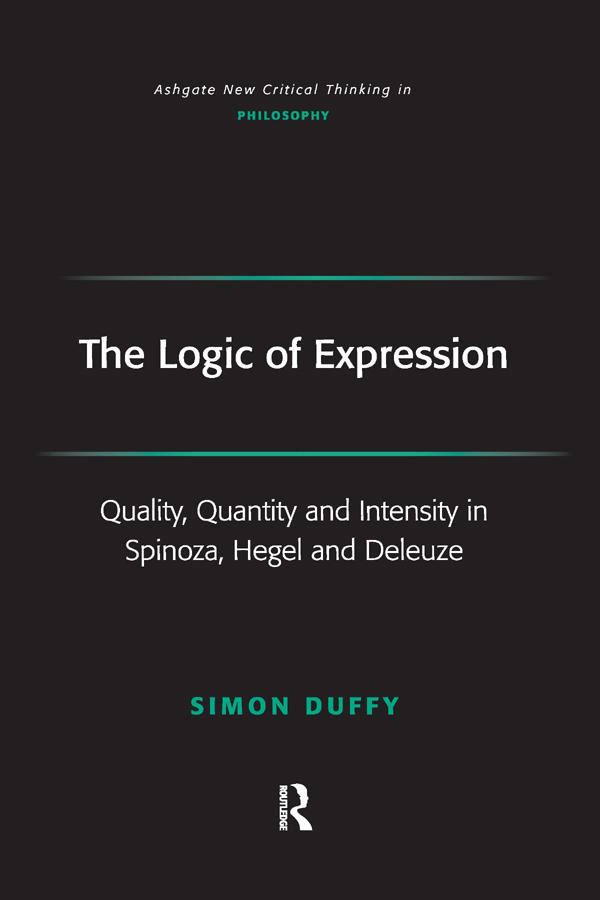 The Logic of Expression by Simon Duffy