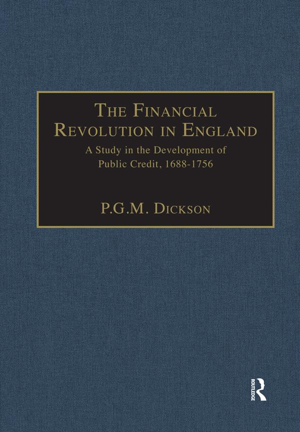 The Financial Revolution in England