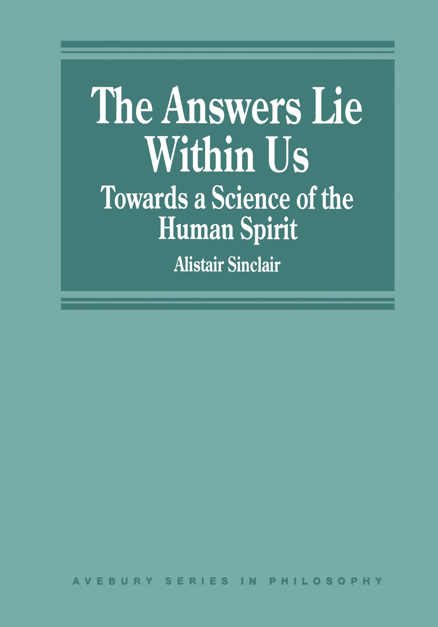 The Answers Lie Within Us