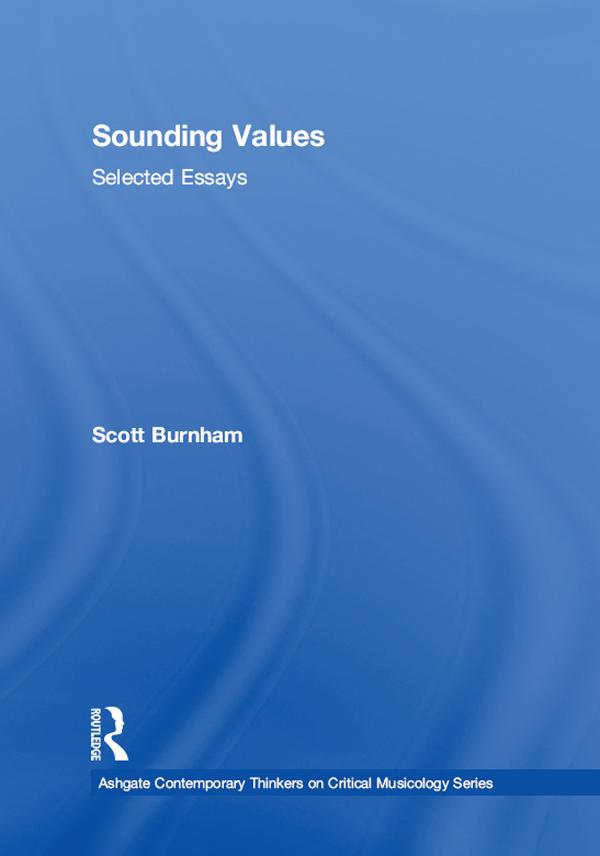 Sounding Values by Scott Burnham