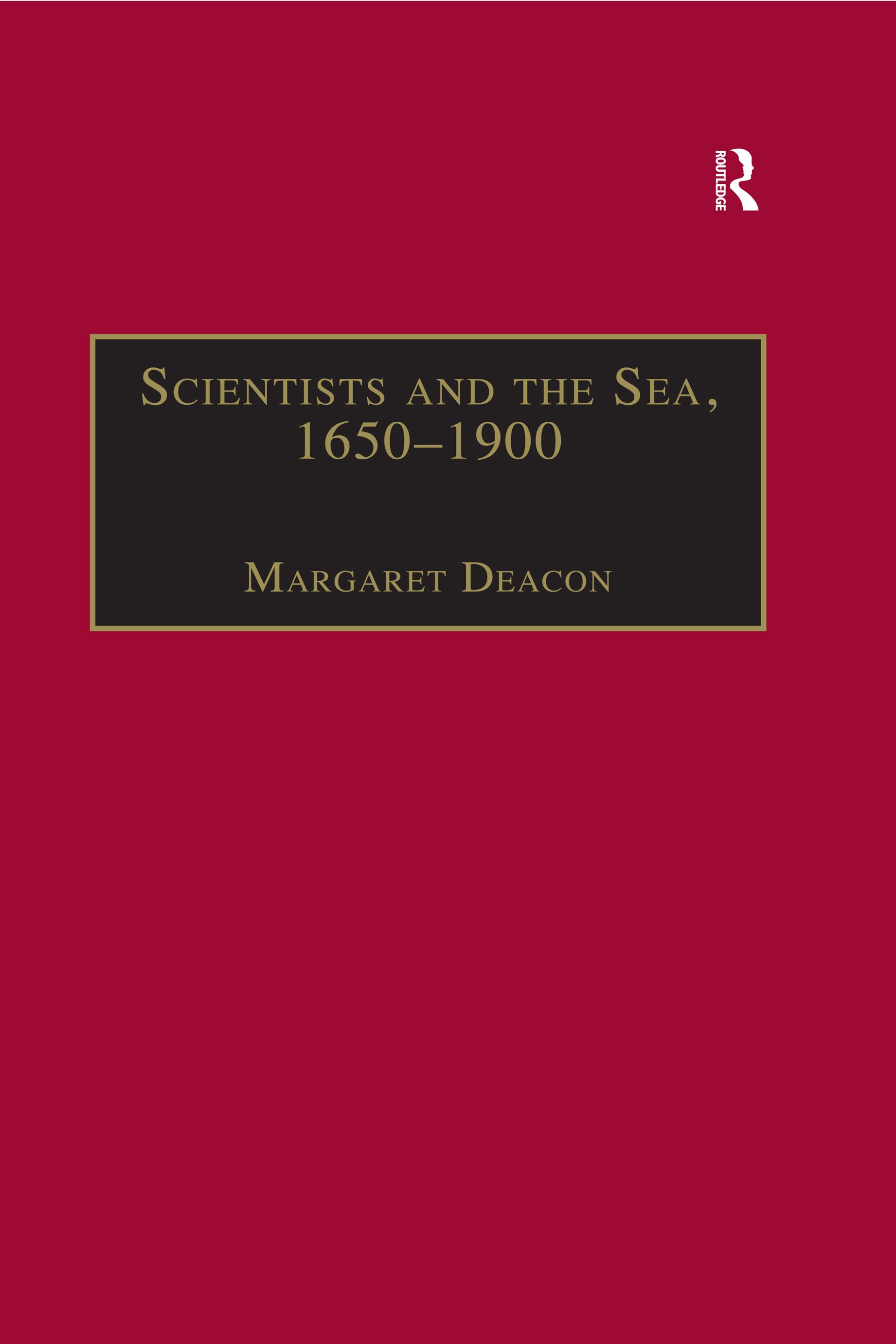 Scientists and the Sea, 1650–1900