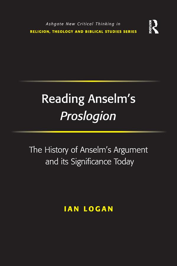 Reading Anselm's Proslogion