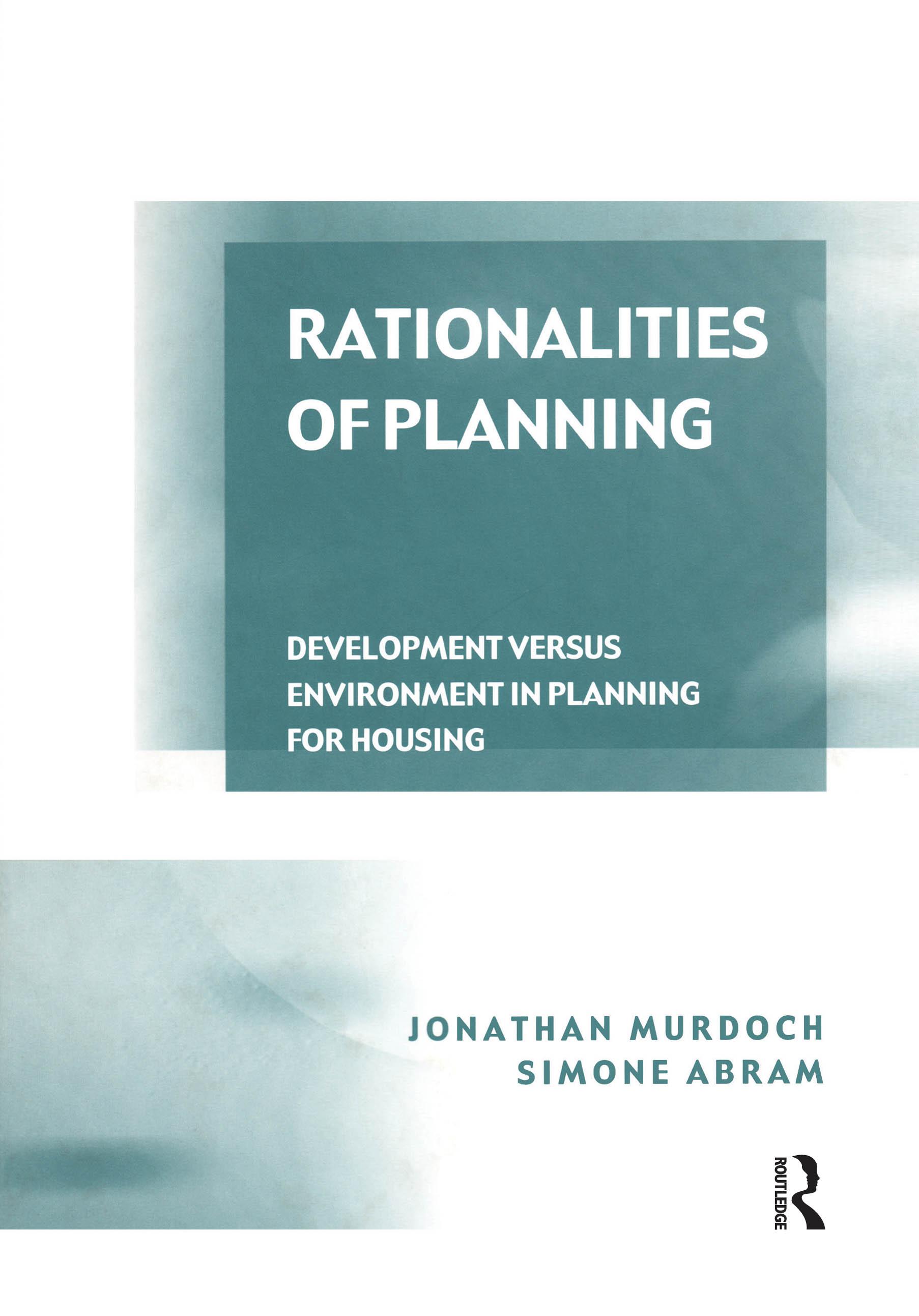 Rationalities of Planning