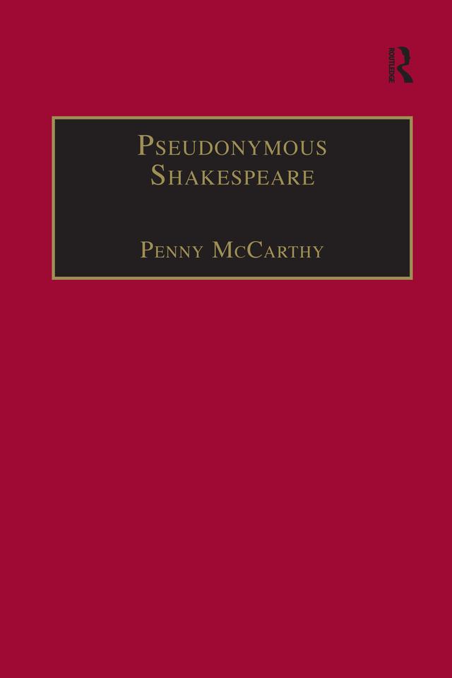 Pseudonymous Shakespeare by Penny McCarthy