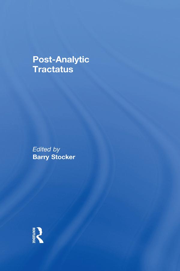 Post-Analytic Tractatus by Barry Stocker