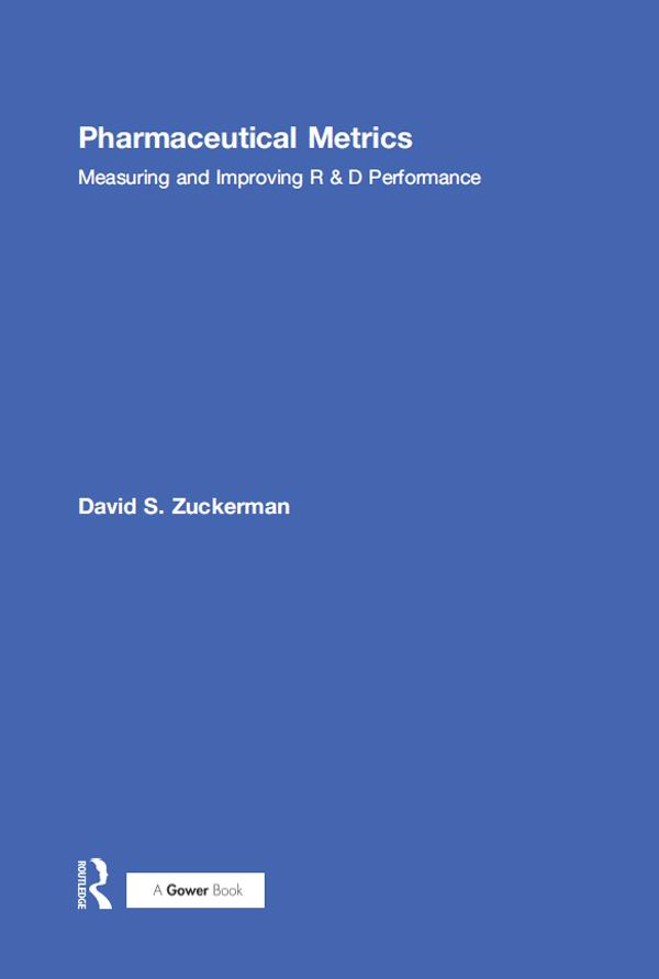 Pharmaceutical Metrics by David S. Zuckerman