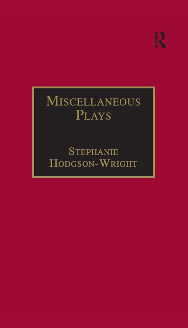 Miscellaneous Plays by Stephanie Hodgson-Wright
